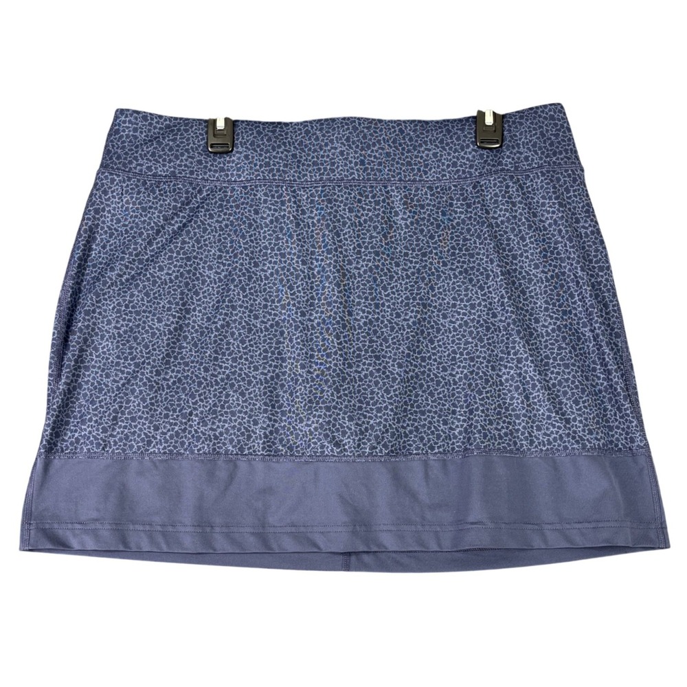 Columbia Skort Womens XL Blue Animal Print Activewear Athletic Skirt Outdoor